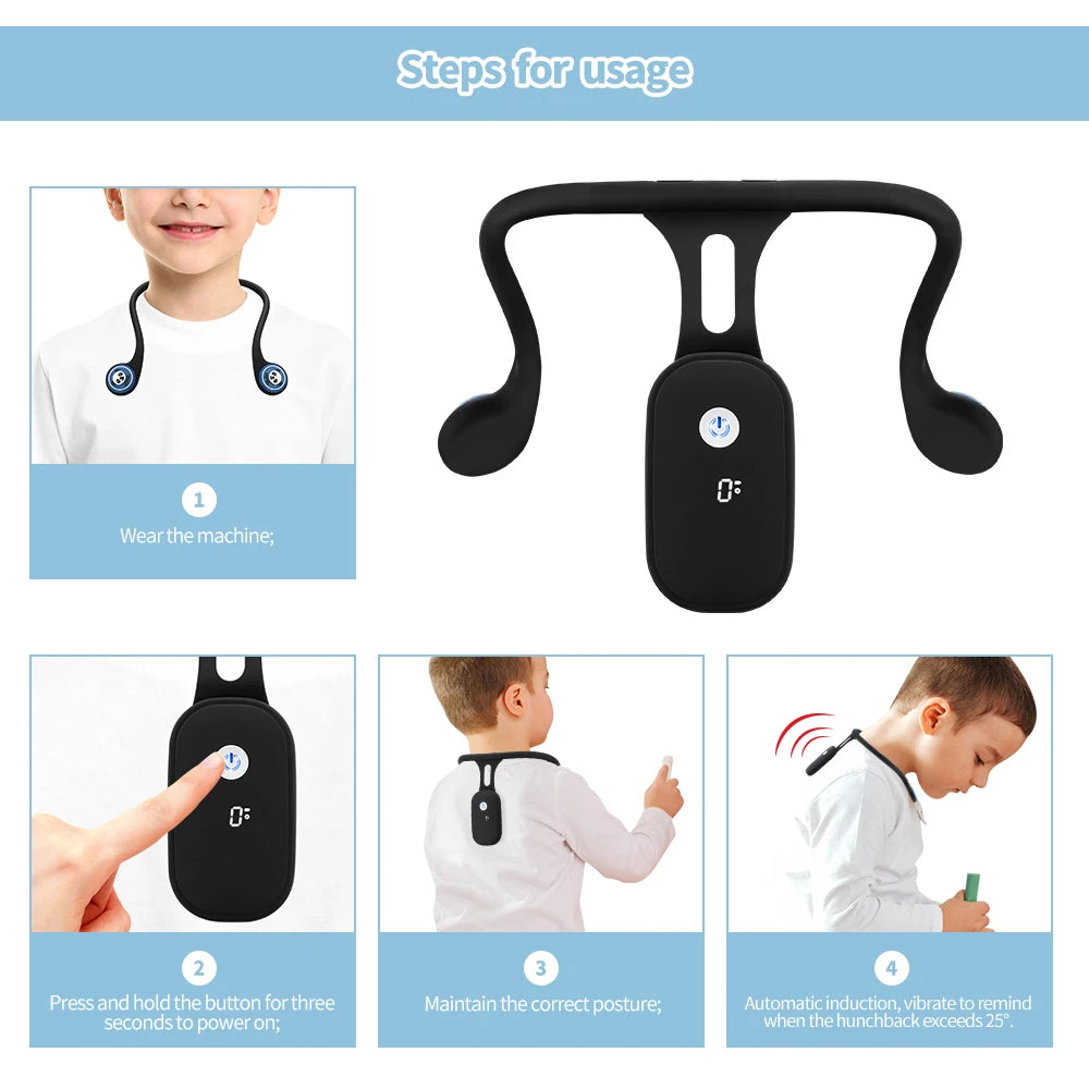 AlignWell™ Smart Posture Trainer (Vibration Reminder Device)
